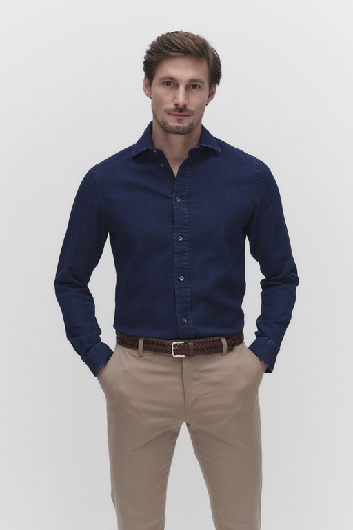 Claude shirt DARK BLUE WASH